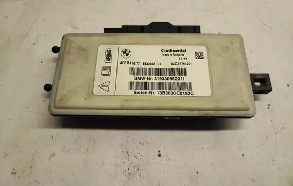 BMW 5 F10 F11 Airbag control unit/module 9330952 933095201