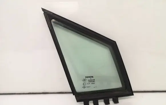 Rear vent window glass