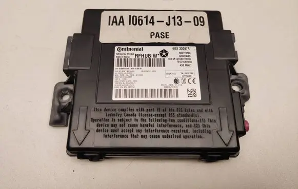 Dodge Durango III Keyless (KESSY) go control unit/module 618323087A A2C82238305 P68211125AD