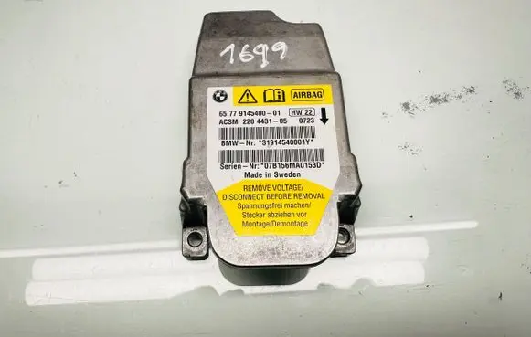 BMW 5 E60 E61 Airbag control unit/module 9145400 31914540001Y 220443105