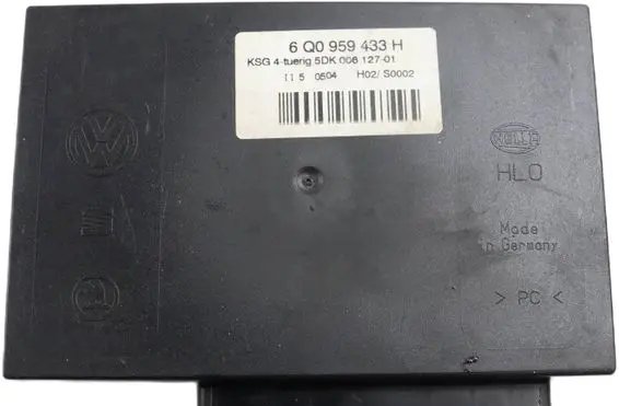 Volkswagen Polo IV 9N3 Comfort/convenience module 6Q0959433H 5DK00812701