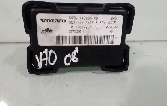 Volvo V70 ESP acceleration yaw rate sensor 6G9N14B296CB 10170103463
