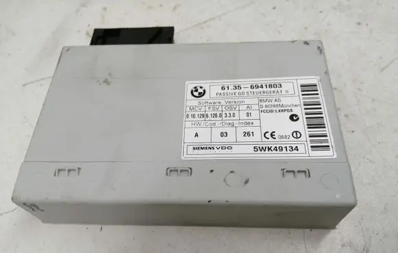 BMW 7 E65 E66 Comfort/convenience module 61356941803 D80788 5WK49134