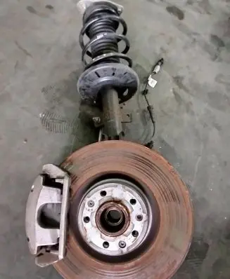 Peugeot 3008 II Front wheel hub spindle knuckle MCPHERSON