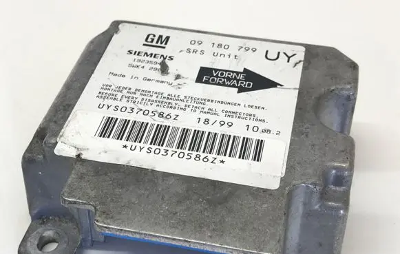 Opel Zafira A Airbag control unit/module 09180799