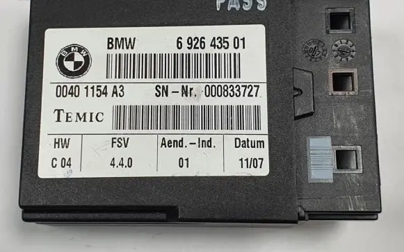 BMW 3 E90 E91 Seat control module 692643510
