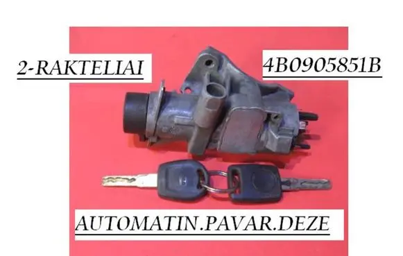 Audi A3 S3 8L Ignition lock 4B0905851B