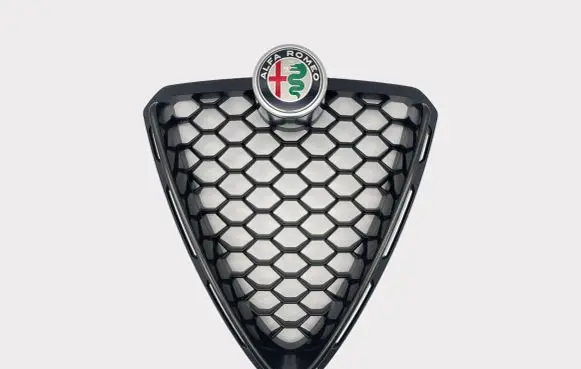 Alfa Romeo Stelvio Front bumper upper radiator grill 156144237 156108638