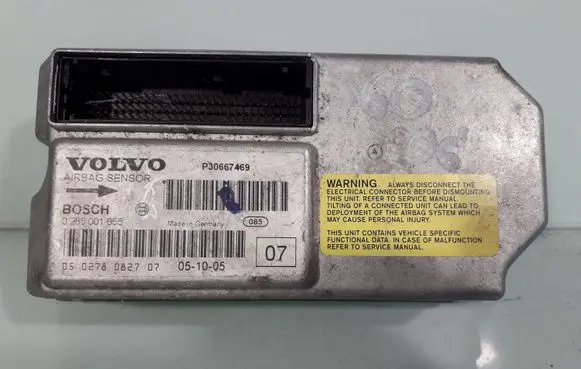 Volvo S60 Airbag control unit/module 0285001655 P30667469