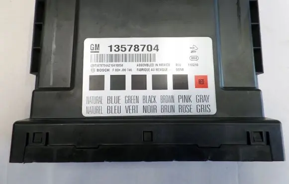 Opel Insignia A Comfort/convenience module 13578704