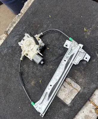 Peugeot 407 Rear door window regulator with motor 994651102 0130822201
