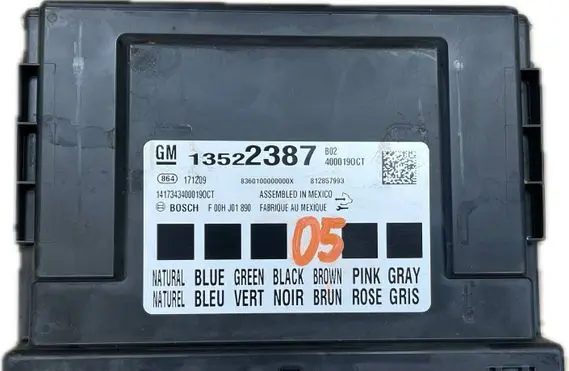 Buick Enclave II Central body control module 13522387