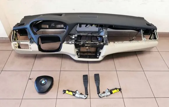 BMW X6 E71 Airbag set with panel 70W1011 7161727 70W1001
