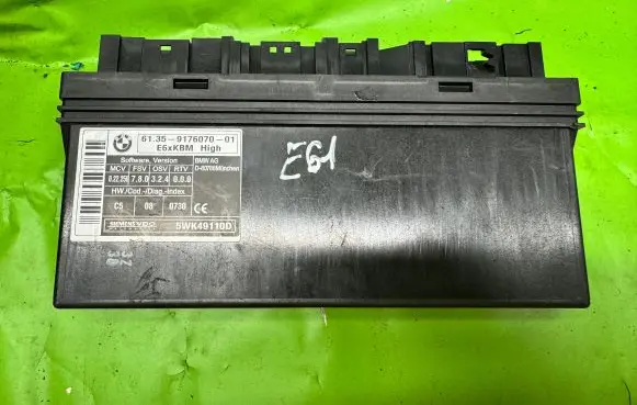 BMW 5 E60 E61 Comfort/convenience module 9176070 5WK49110D