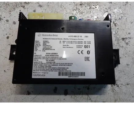 Mercedes-Benz B W246 W242 Bluetooth control unit module A2139002210 A2139019503 A2139022106
