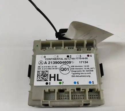 Mercedes-Benz E W213 Door control unit/module A2139004609 A2139012700