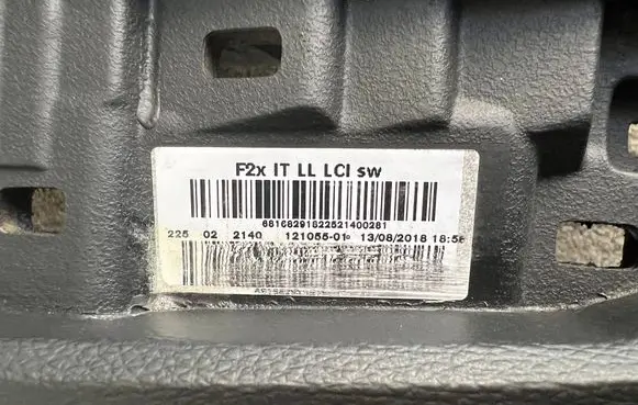 BMW 1 F20 F21 Dashboard 6816837