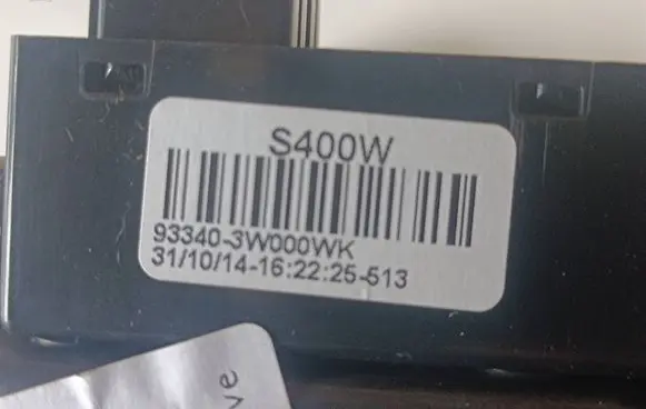 KIA Sportage Central console control unit 846303UBD0WK EBBS0130 19112014