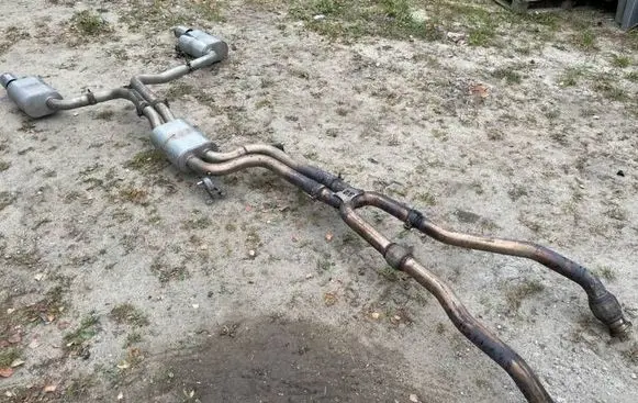 Audi A6 C7 Exhaust gas pipe 