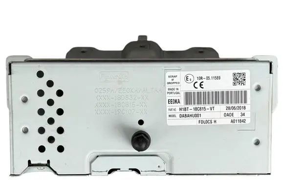 Ford Fiesta Radio/CD/DVD/GPS head unit H1BT18C815VT