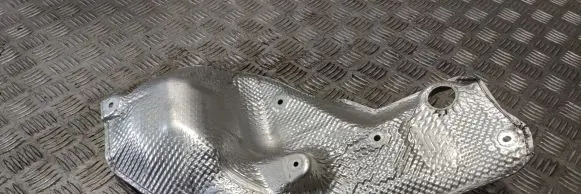 Heat shield in engine bay
