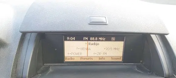 Mercedes-Benz C W204 Screen/display/small screen A2048205497 2048205497