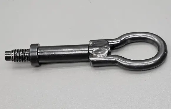 Towing hook eye