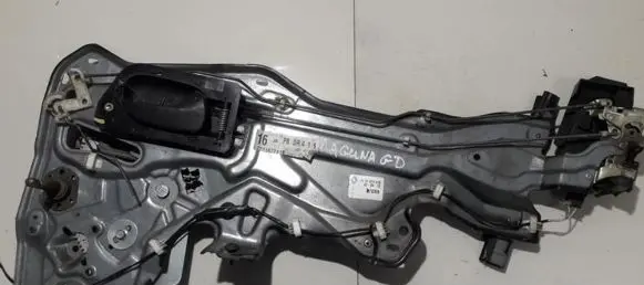 Sliding door window regulator with motor