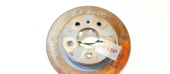 Opel Zafira B Rear brake disc neventiliuojamas