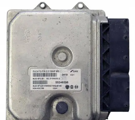 Fiat Ducato Engine ECU kit and lock set MJD8F3B1 55246596 BC0104059G