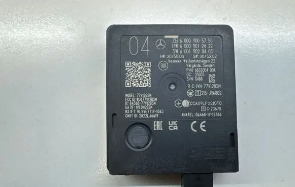 Mercedes-Benz C W206 Distronic sensor radar A0009005750 A0009012422 A0019020403