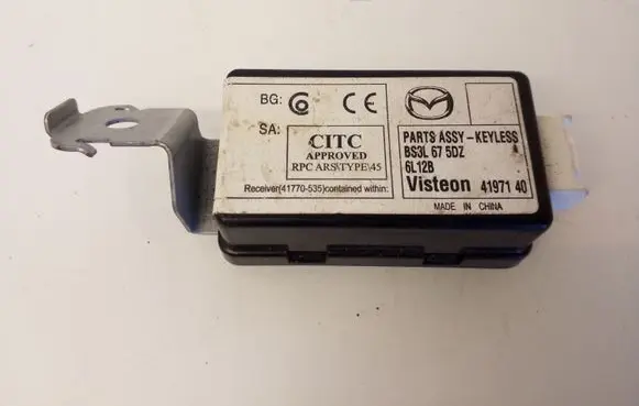 Mazda 3 I Keyless (KESSY) go control unit/module BS3L675DZ 4197140 6L12B