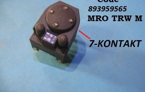 Audi 100 S4 C4 Wing mirror switch 893959565 MROTRWM