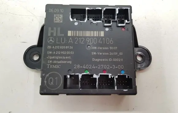 Mercedes-Benz E W212 Door control unit/module A2129004106 A2128208926 A2129020003