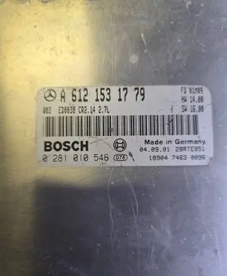 Mercedes-Benz ML W163 Engine control unit/module A6121531779 0281010546