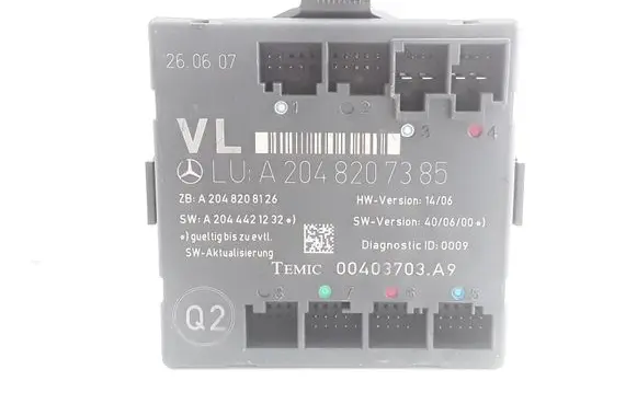 Mercedes-Benz C W204 Door control unit/module A2048207385