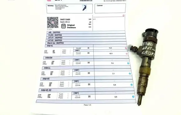 Ford Mondeo MK V Fuel injector 0445110489 CV6Q9F593AA