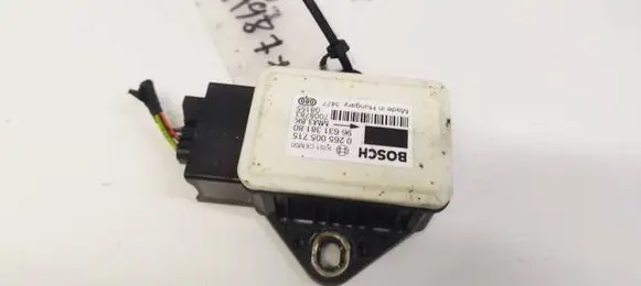 Citroen C5 ESP acceleration yaw rate sensor 9663138180 0265005715