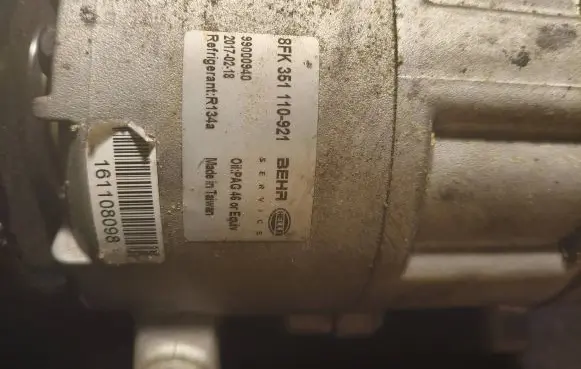 Audi A6 S6 C6 4F Air conditioning (A/C) compressor (pump) 8FK351110921 20170218 99000940