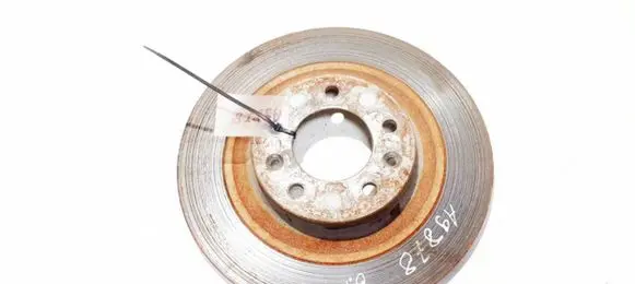 Citroen C5 Rear brake disc neventiliuojamas