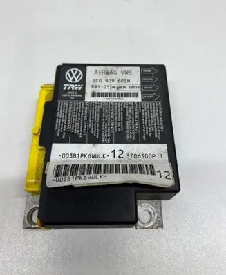 Volkswagen PASSAT B6 Airbag control unit/module 3C0909605M 391125 10H030S2522