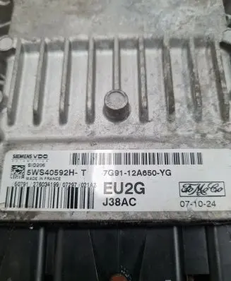 Ford Mondeo MK IV Engine control unit/module 7G9112A650YG 5WS40592HT