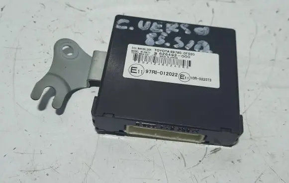 Toyota Corolla Verso AR10 Immobilizer control unit/module 897800F020 626492000 97RI012022