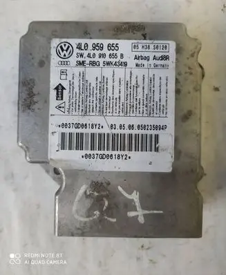Audi Q7 4L Airbag control unit/module 4L0910655B 4L0959655