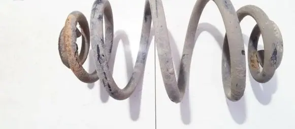Rear coil spring