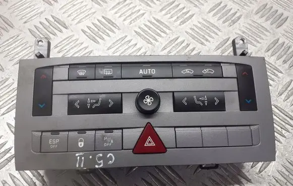 Citroen C5 Interior fan control switch 96573328
