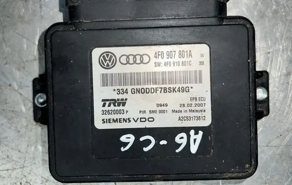 Audi A6 S6 C6 4F Brake system control unit/module 4F0907801A A2C53173612