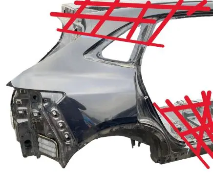 Ford Escape IV Rear quarter panel 
