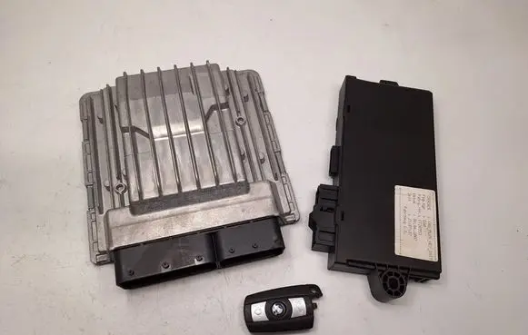 BMW 5 E60 E61 Engine ECU kit and lock set 7616431 12147616431 5WK93754