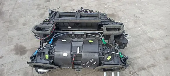 Interior heater climate box assembly